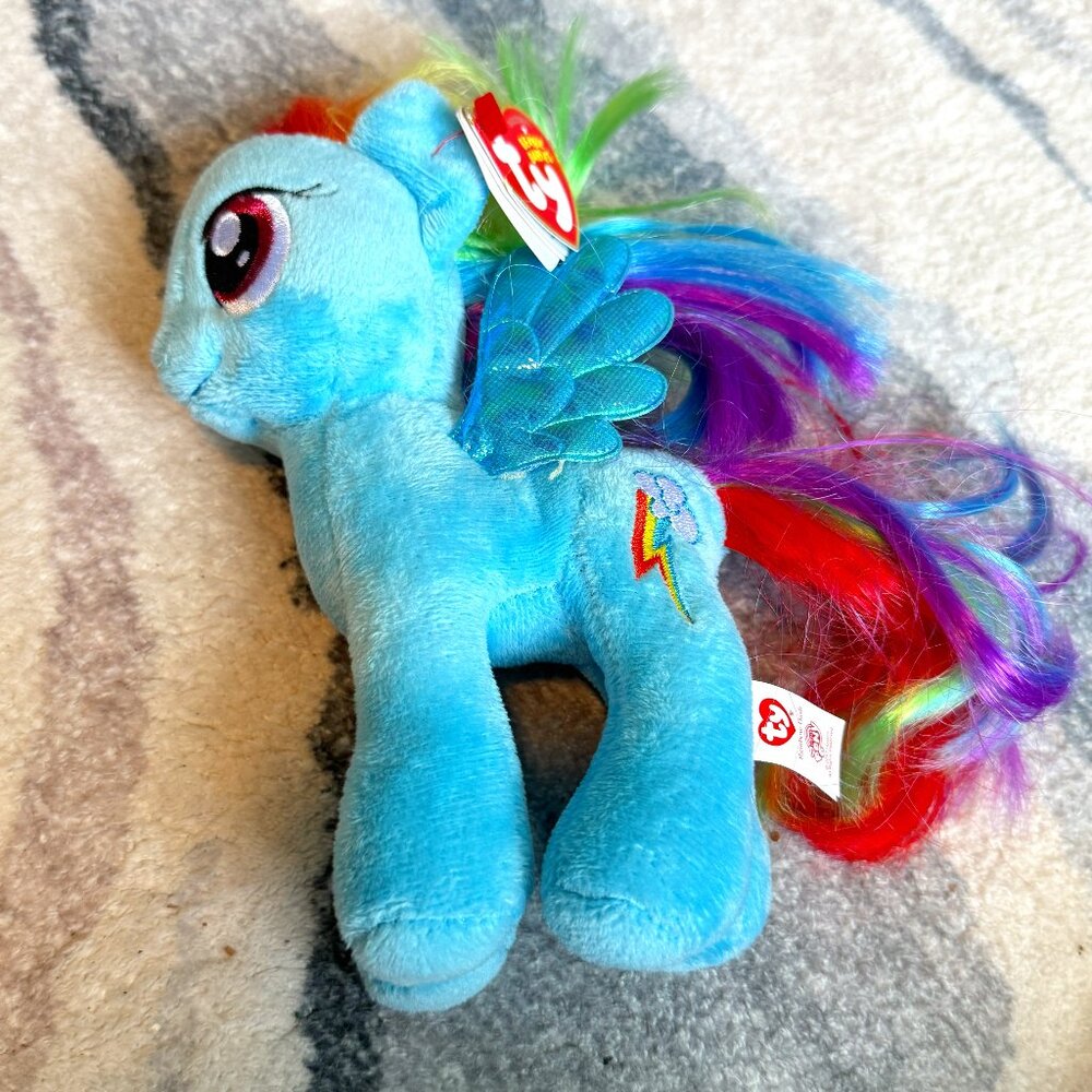 Ty Beanie Baby My Little Pony Rainbow Dash Toy